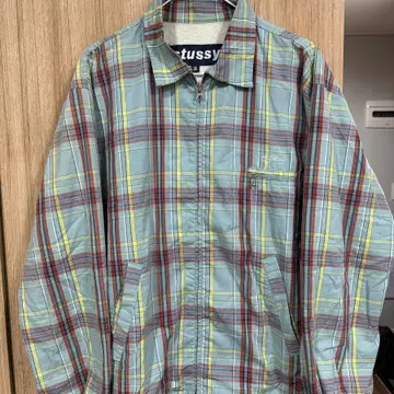 90s stussy plaid jacket (made in usa) | 브랜드 중고거래 플랫폼