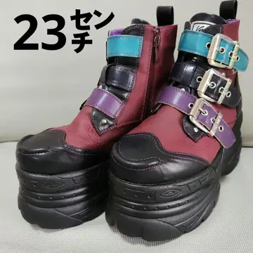 YOSUKE 통굽 부츠 23cm
