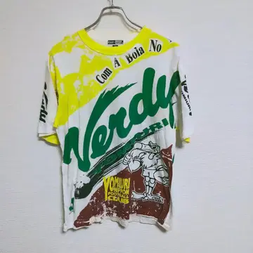 도쿄 베르디 Verdy 반팔 티셔츠 화이트 빈티지
