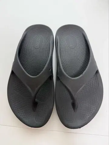 OOFOS 우포스 샌들 블랙 23cm