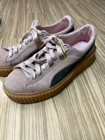 PUMA FENTY Creeper 스웨이드 스니커즈 핑크 리한나