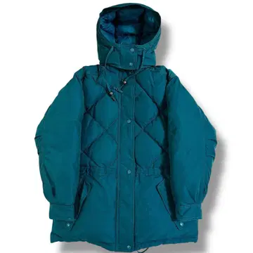 80s 90s Eddie Bauer 카라코람 다운 자켓 블랙 라벨