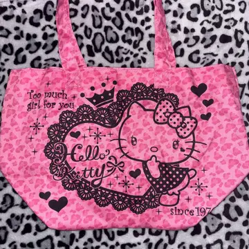 레오파드 무늬 헬로키티 백 헤이세이 갸루키티 babymetalclub