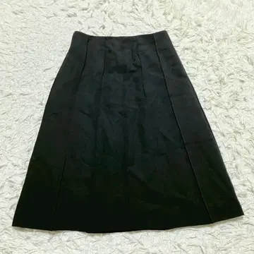 이토킨 플리츠 플레어 스커트 A라인 일본제 울 혼방 고급 포멀