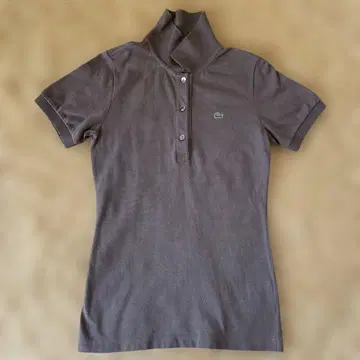 LACOSTE 피케 셔츠 M 사이즈 반팔 올리브 그린 모카