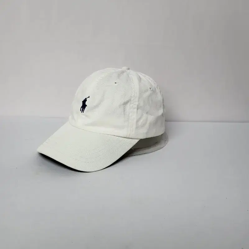 폴로 랄프로렌 네이비 포니 화이트 볼캡