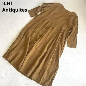 ICHI Antiquites 롱 원피스 린넨 새상품급