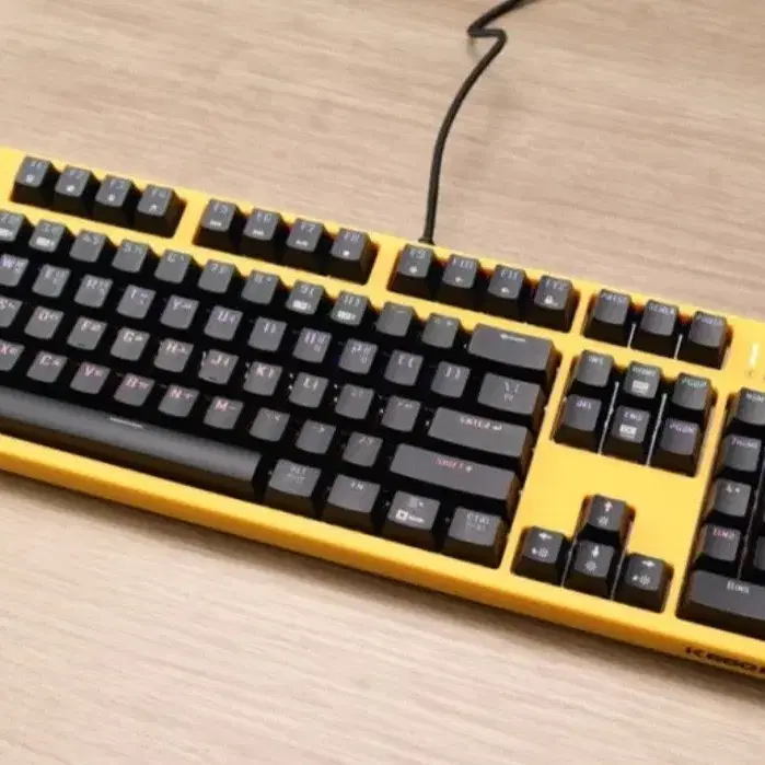 준신품 앱코 K660 스페셜에디션 옐로우 완전방수 키보드 판매