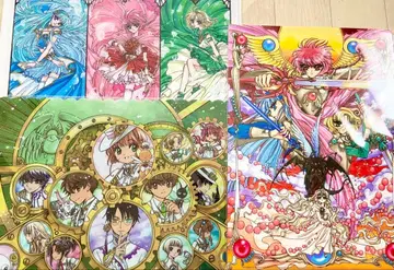CLAMP 30주년 마법기사 레이어스 클리어 파일 3장 세트