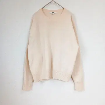 유니클로 울 니트 스웨터 XL 화이트 UNIQLO Sweater