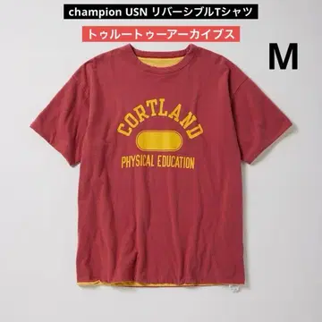 champion 트루투 아카이브스USN 리버서블 티셔츠 M 새상품