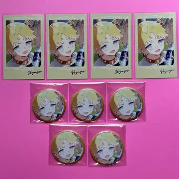 FGO AGF CBC2025 포토 카드 캔뱃지 보이져 9개 세트