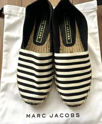 [ 새상품 ] MARC JACOBS 보더 에스파드리유 플랫슈즈