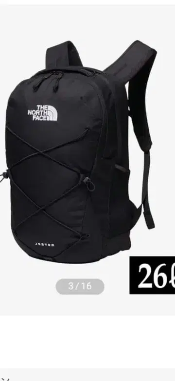 THE NORTH FACE JESTER 백팩 블랙