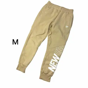 NEWERA 뉴에라 스웨트 팬츠 롱 팬츠 베이지