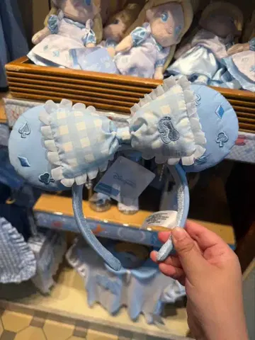 홍콩 디즈니 원더랜드 앨리스 머리띠