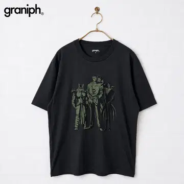 [새상품급] graniph 유유백서 티셔츠 M 블랙 R1495