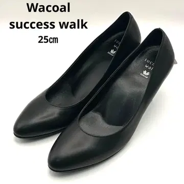 택 포함 Wacoal success walk [ 25cm ] 펌프스 블랙