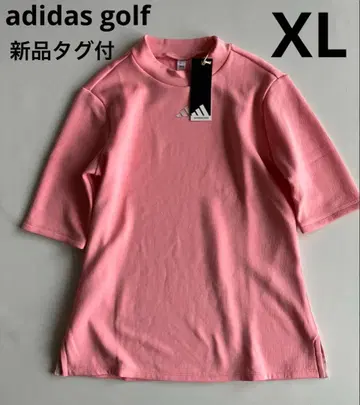택 포함 새상품 아디다스 골프 하이넥 반팔 여성용 골프 셔츠 XL