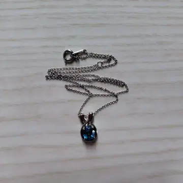 블루 토파즈 목걸이