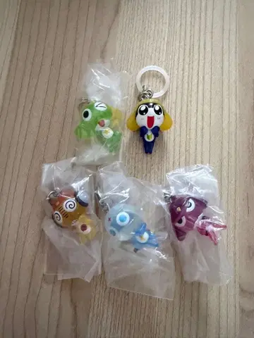 개구리 중사 케로로 마스코트 메지루시 액세서리 5종 세트