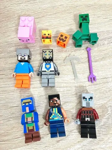 레고 미니 피규어 마인크래프트 LEGO 각인 있음
