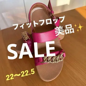 FitFlop 체인 스트랩 샌들 핑크