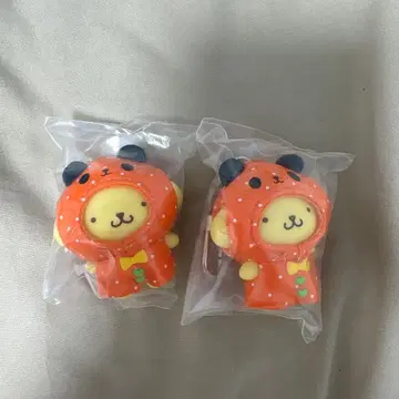 산리오 치비토모 폼폼푸딩 레인코트 2개 세트 (낱개 판매 가능)