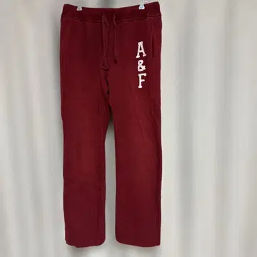 Abercrombie & Fitch 스웨트 팬츠 보르도