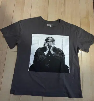 2PAC 포토 프린트 T셔츠 XL 사이즈