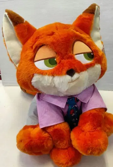 주토피아 닉 와일드 봉제 인형