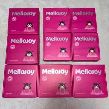 멜로조이 빈 상자 종이상자 핑크 상자 9개 mellojoy 상자만