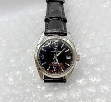ORIENT STAR 오리엔트 스타 뒷면 투명 손목시계 블랙 21석