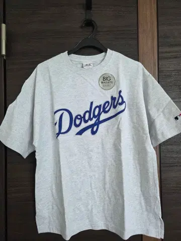 MLB 다저스 빅 실루엣 티셔츠 그레이 S