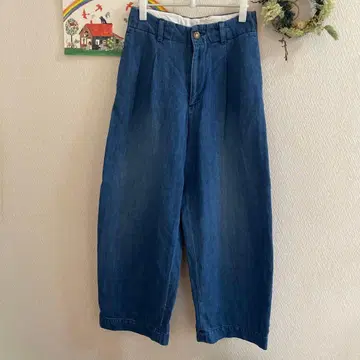 ASEEDONCLOUD HW 와이드 트라우저 데님(washed)