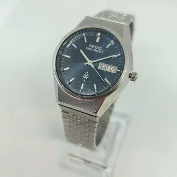 작동품 SEIKO KING QUARTZ 손목시계 0853-8040 레어
