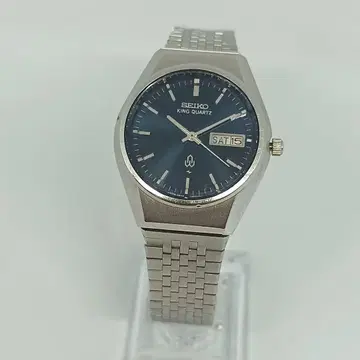 작동품 SEIKO KING QUARTZ 손목시계 0853-8040 레어