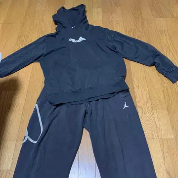 Jordan Brand 맨투맨 셋업 블랙