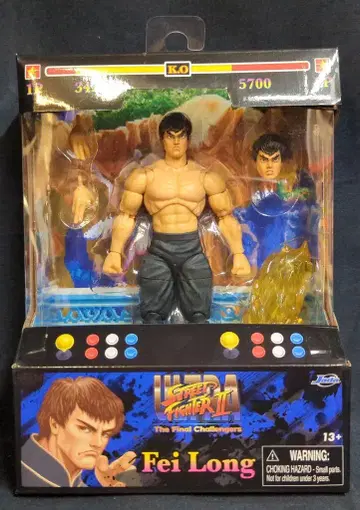 Jada toys 액션 피규어 울트라 스트리트 파이터 II 페이롱