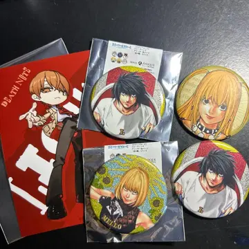 DEATH NOTE 팝업 굿즈 캔뱃지 세트 모음 데스노트
