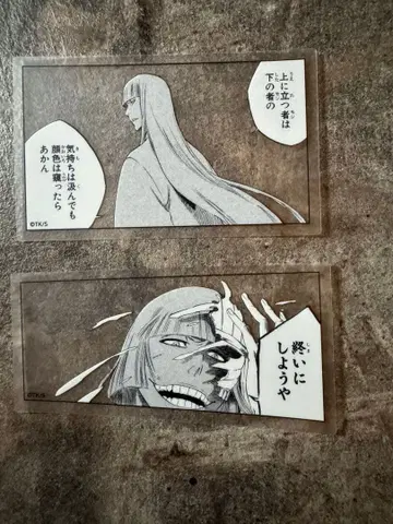 BLEACH 히라코 신지 클리어 스티커 컬렉션