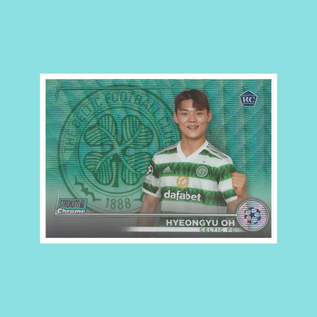 오현규 셀틱 FC 스타디움 크롬 RC 카드