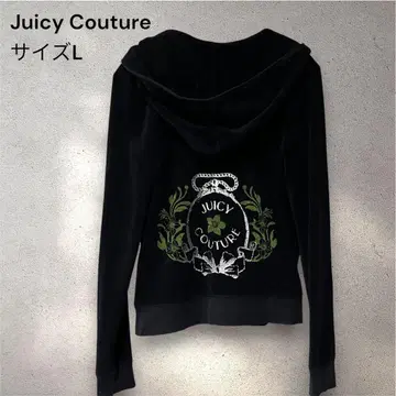 Juicy Couture 쥬시 꾸뛰르 벨로아 후드티 파일 원단 L