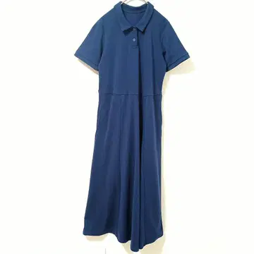 니센 푸치조 폴로 셔츠 원피스 반팔 네이비 PL 심플