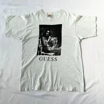 레어 GUESS 90s 사진 T셔츠 vintage 일본제