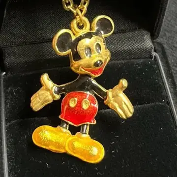 VINTAGE DISNEY 가동식 미키 목걸이 빈티지
