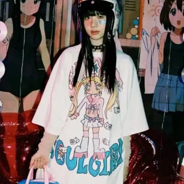 나이스고스트클럽 GHOSTSOULGIRLGYARUBIGBIG TEE