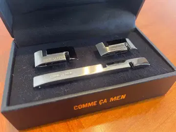 [컨디션 최상] 꼼사맨 넥타이핀 커프스 단추 세트 COMME CA MEN