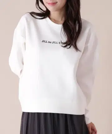 질 바이 질 스튜어트 스탠다드 맨투맨 로고 맨투맨 트레이닝복
