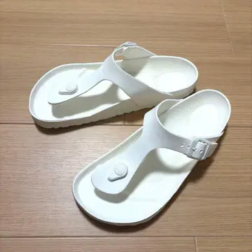 버켄스탁 Gizeh 화이트 36 23-23.5cm
